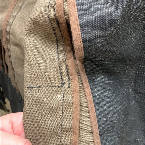 CABI waxed linen moto jacket style 901 medium - Picture 14 of 16